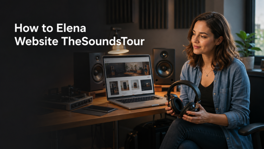 How to Elena Website TheSoundsTour